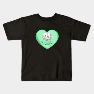 I Love Sea Shore Wildlife Kids T-Shirt